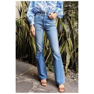 Slvrlake Charlotte Jeans High Rise Boot Cut Medium Tucson Wash NWT Sz 31